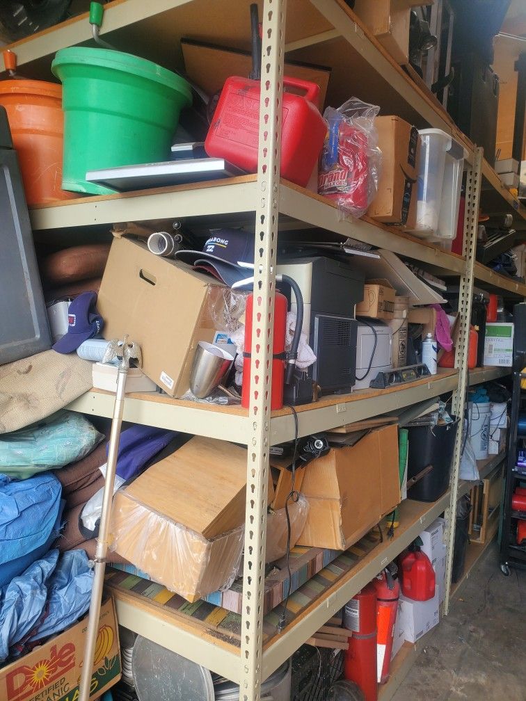 Huge Industrial Storage Rack With Cross Supports 8ft H X 6 Ft X4 Ft