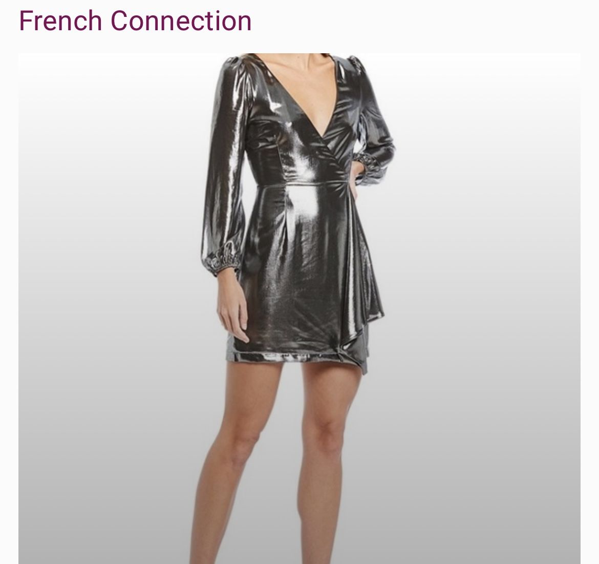 French Connection Dress size 10 Made in Italy 