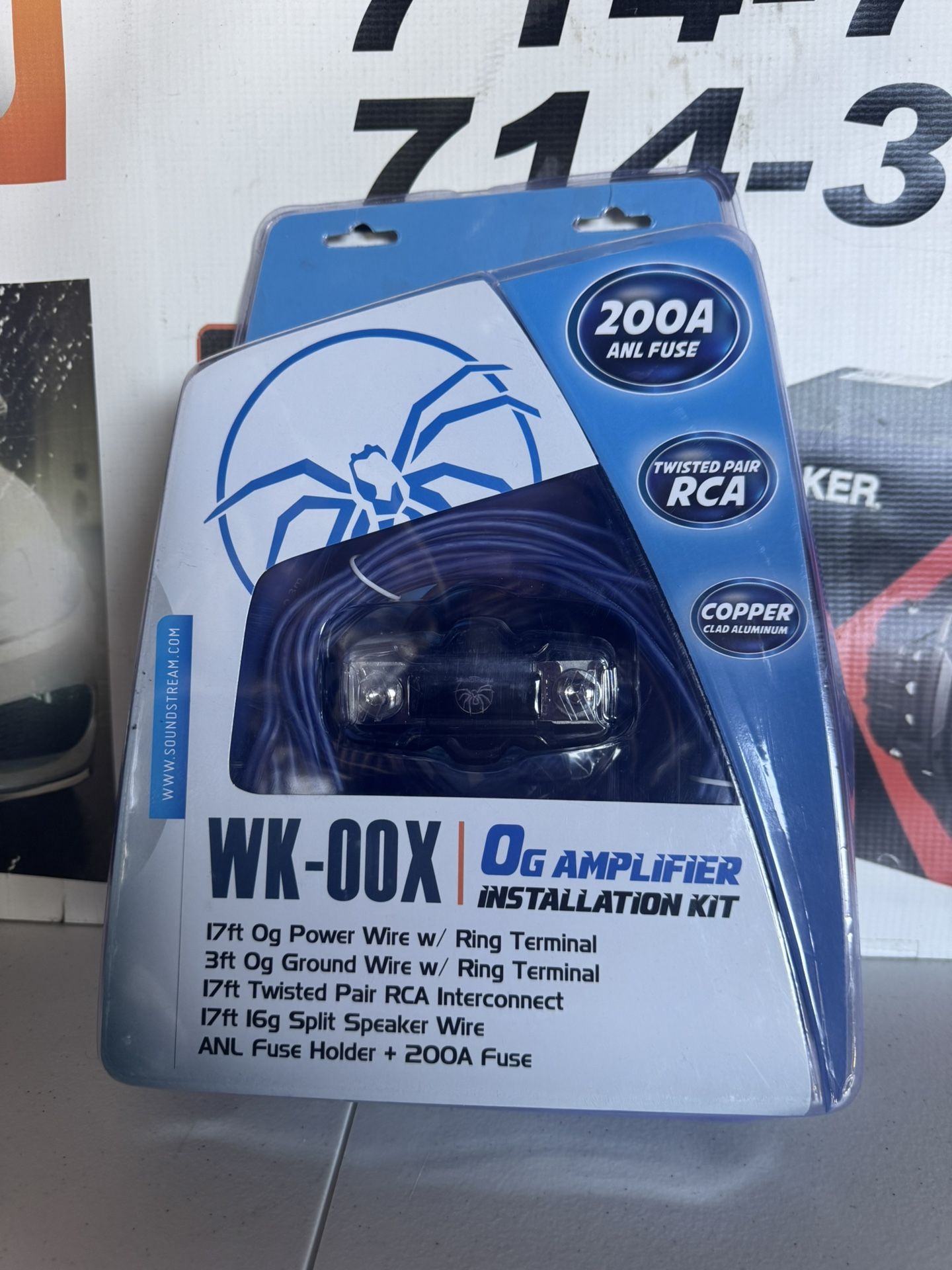 Soundstream 0 Gauge Amp Kit