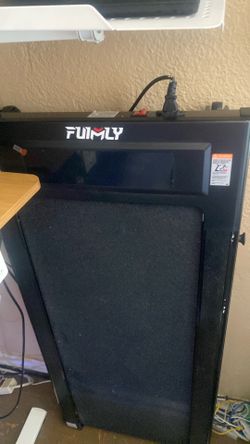 Under desk treadmill with wrist remote