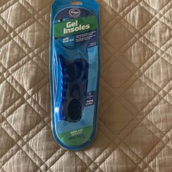 Kroger Gel Insoles With Dual Gel Sizes 8-13 One Pair