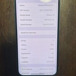 iPhone 14 , Wiped And Ready to Use