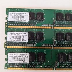 DDR2 PC2-667 128MX8 RAM (1GB & 2GB)