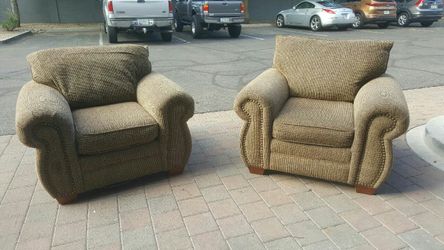 XXL Plush Twin Chair Set Free Same Day Delivery