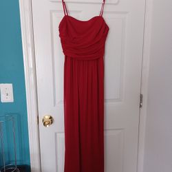 Red Bridesmaid Dress Size 2
