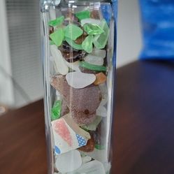 Small Jar of Monterey Peninsula Sea Glass
