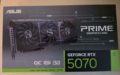 NEW ASUS NVIDIA GeForce RTX 5070 Prime Triple