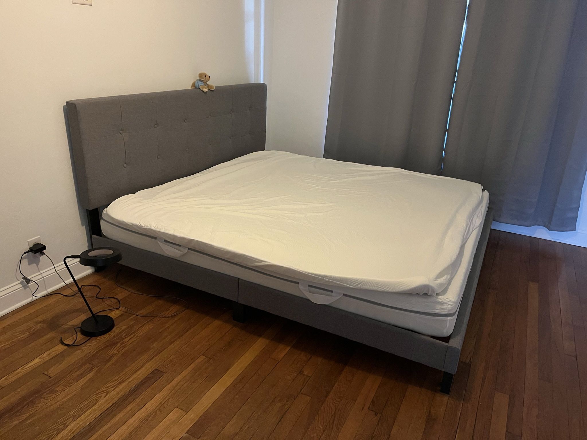 Bed Frame, Mattress, and Mattress Topper - King Size  - One Price For All Three