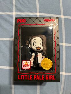 Thrilljoy Pix! Terrifier Little Pale Girl Chase Exclusive Vinyl With Protector