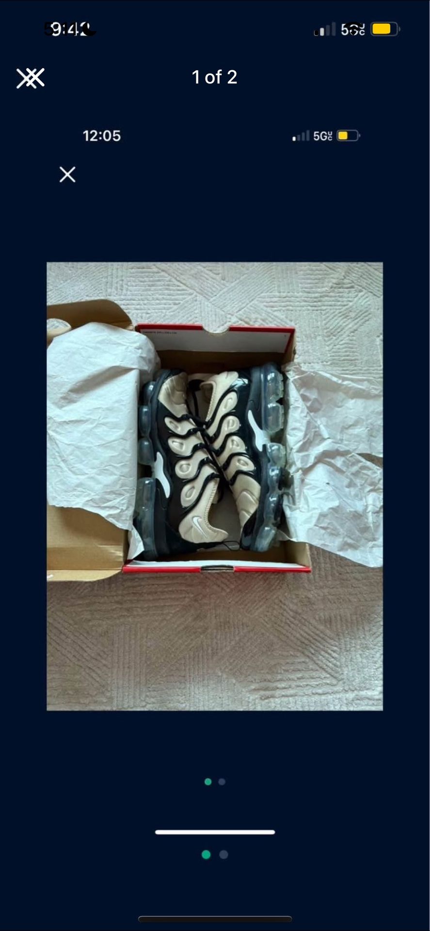 10.5 Nike Vapor Max