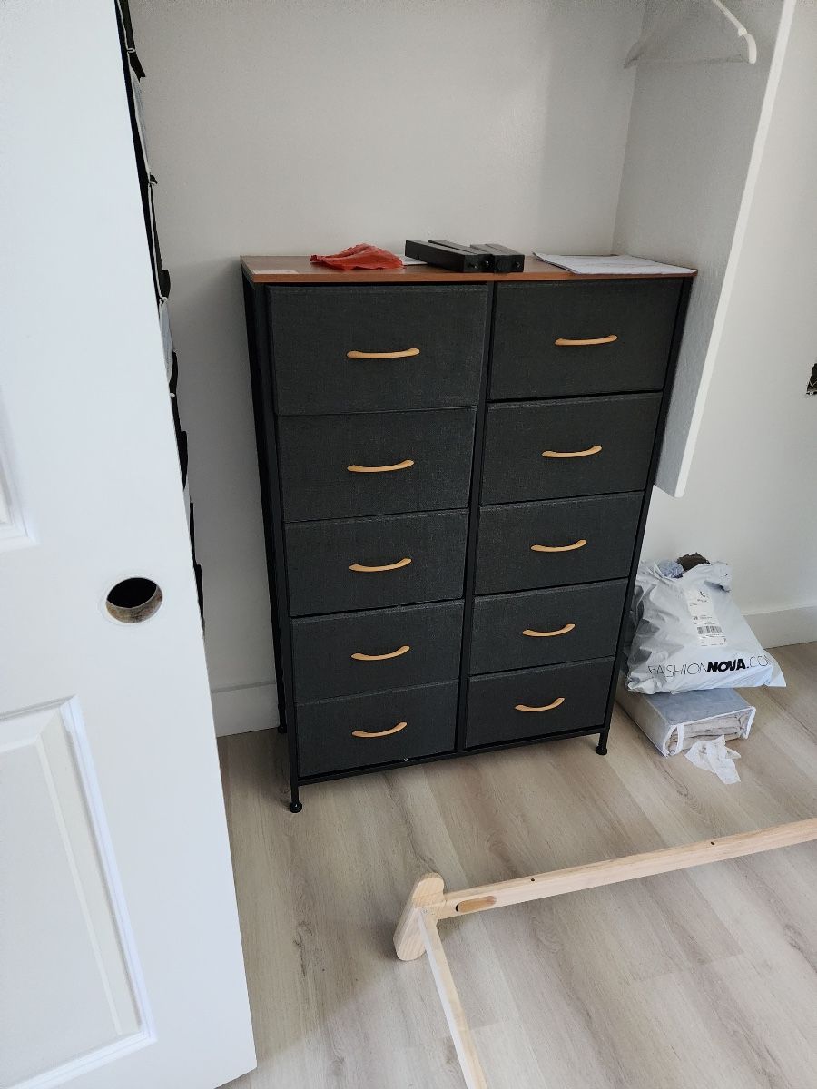 Dark Charcoal Grey Dresser