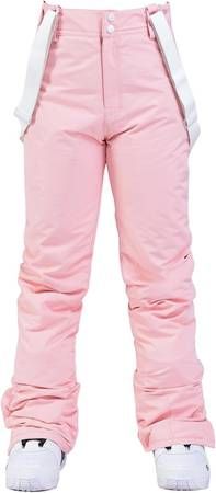 NEW SZ XL Women WATERPROOF Insulated Winter Snow Bib Pants Warm Ski Overalls Outdoor Snowboard Bibs with Detachable Suspender

Fabric type: Shell 100%