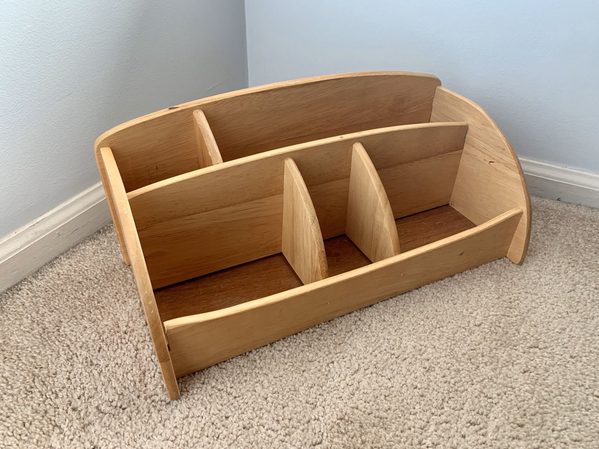 Solid Wood Desk Organizer