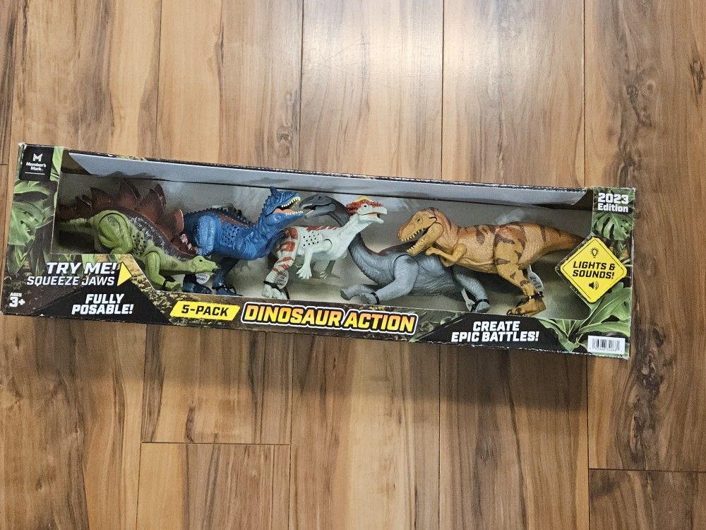 Large Dinosaur Toys Lights and Sounds New