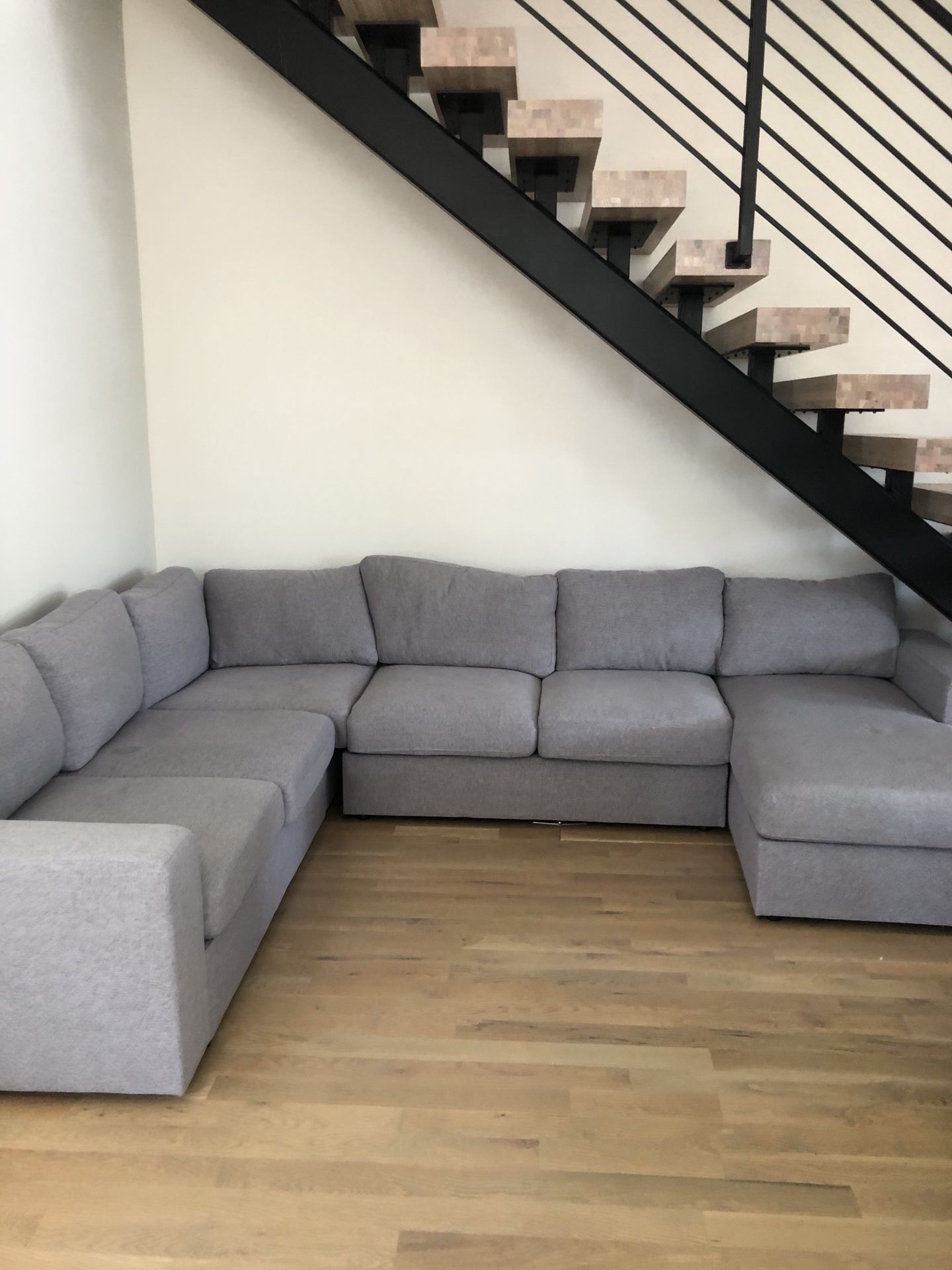 Cheryle gray 5-piece sectional/sofa