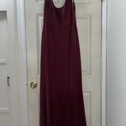 New Bridesmaid Dress (size 8, Wine Color)