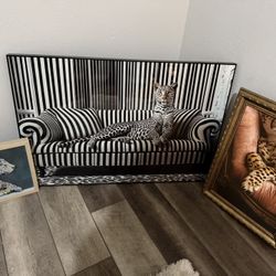 Modern Glam Leopard Print Wall Decor – Set of 3