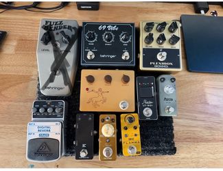 Guitar pedals