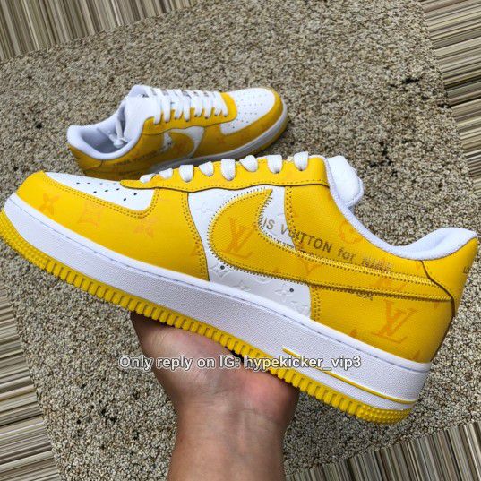 Louis Vuitton Nike Air Force 1 Low By Virgil Abloh Black for Sale in  Davenport, FL - OfferUp