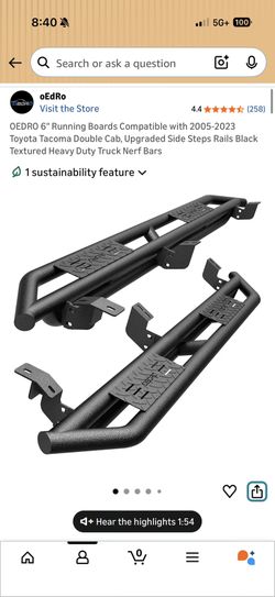 Side Step Running Board Toyota Tacoma