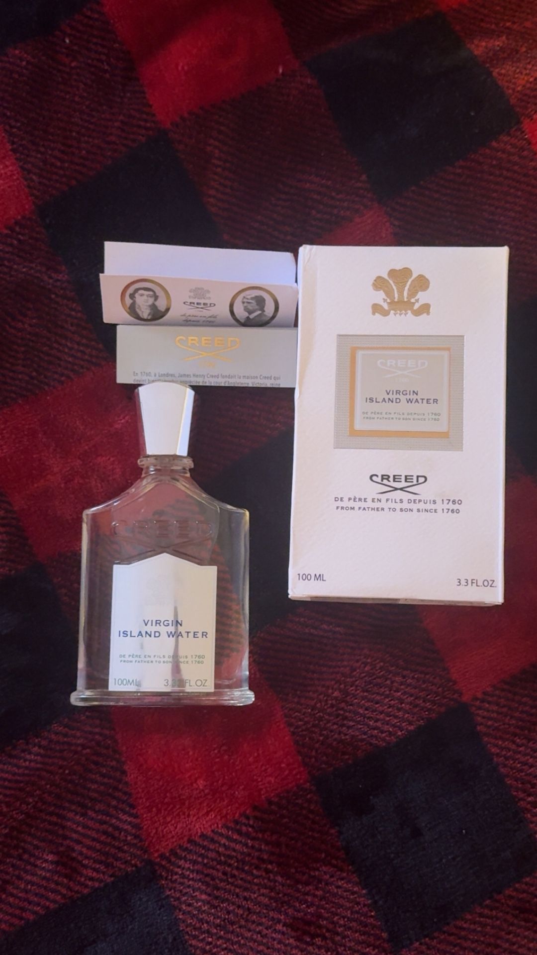 Creed Virgin Island Water
