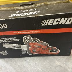 Cs400 Chainsaw Echo Brand New