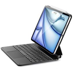ESR iPad Air 11 inch Case with Keyboard (M3/M2, 2025/2024), iPad Pro 11 (4th/3rd/2nd/1st Gen) & Air 5/4th Magic keyboard Case, Easy-Set Floating Canti