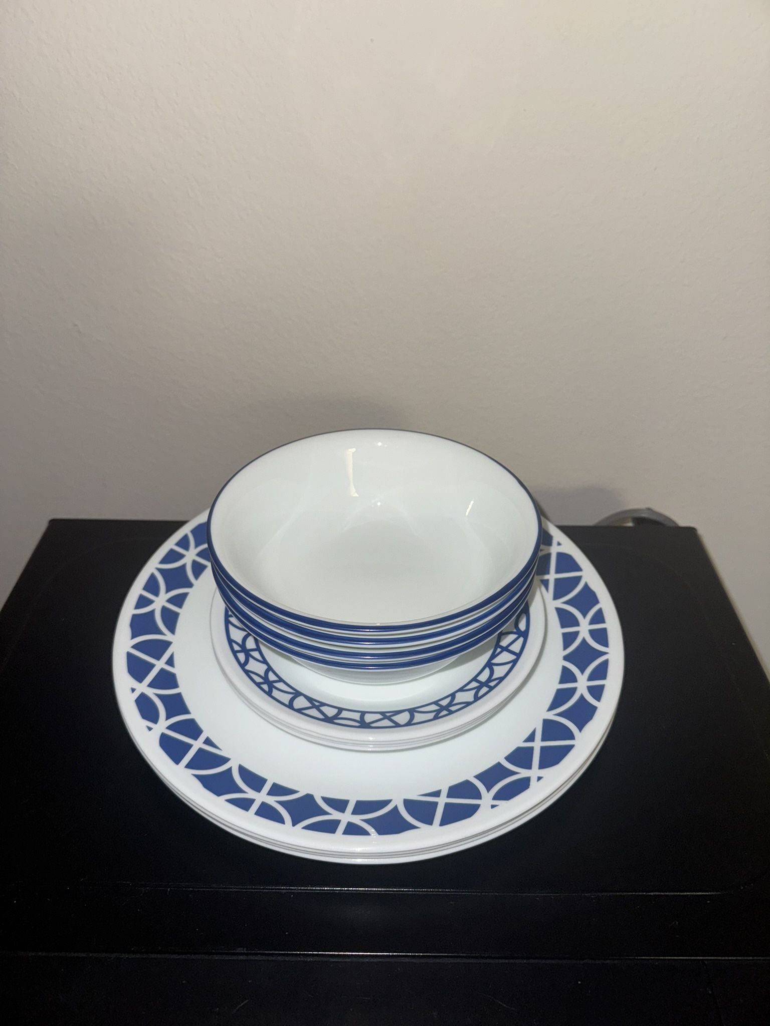 Corelle Cobalt 12-Piece Dinnerware Set