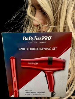BaBylissPRO Ceramic Xtreme Limited Edition Styling Set - Dryer & Straightener