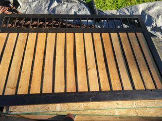 Beautiful powder coated steel gate