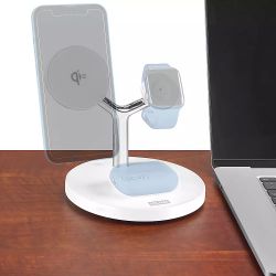 Uline H-11501 3-in-1 wireless Charging Station