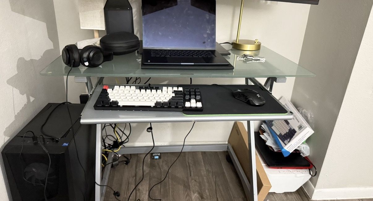 Computer Desk & HP Printer
