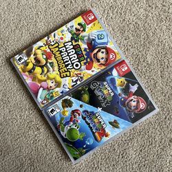 Brand NEW Sealed Nintendo Switch Games Super Mario Galaxy 1/2 + Super Mario Party Jamboree