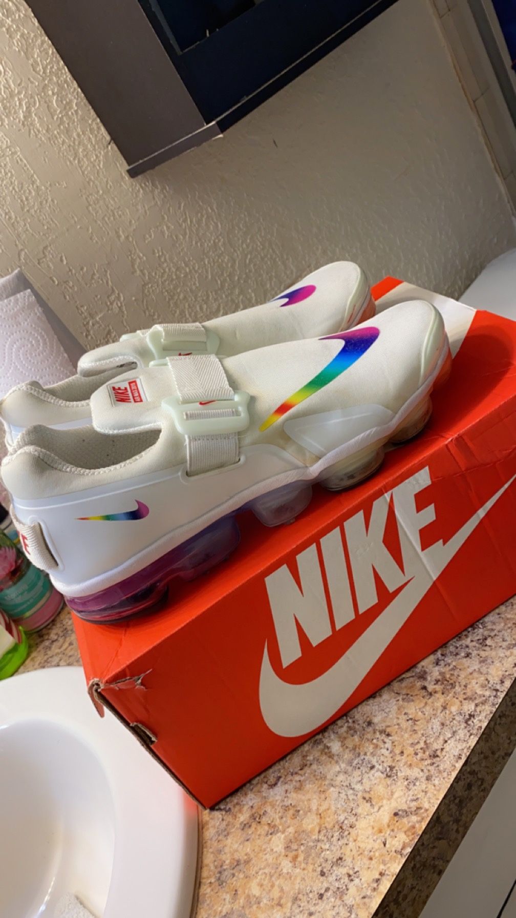 Multicolored Nikes