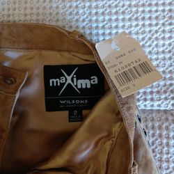 Brand New By Maxima Vintage Suede Pants Size 2