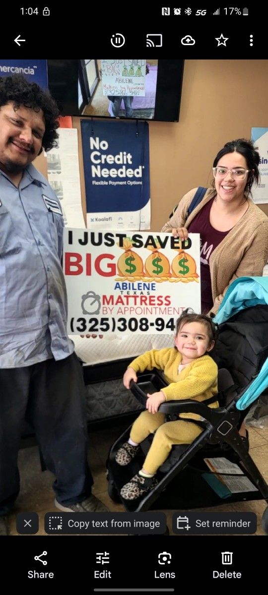 King/Queen/Full/Twin mattresses available TODAY!!