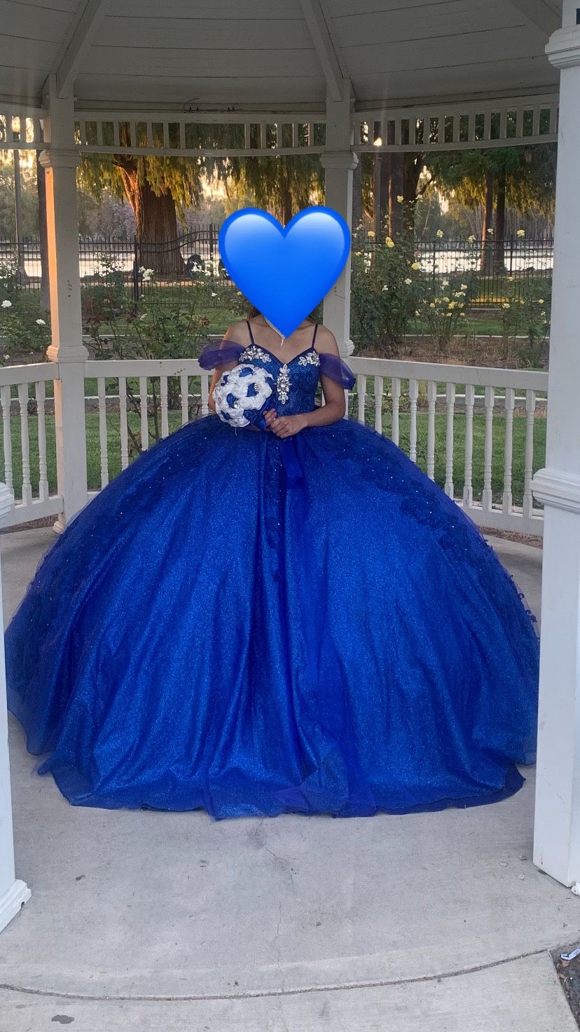 Sweet Fifteen Dress Royal Blue