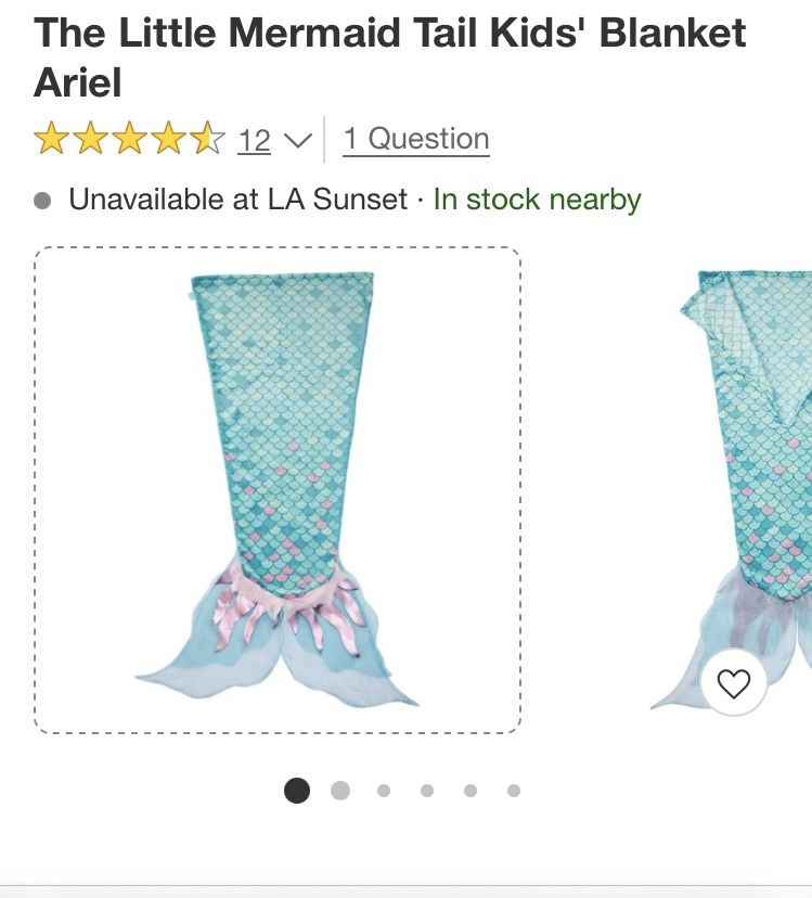 Little Mermaid Tail Blanket