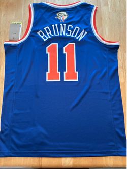 JALEN BRUNSON NY KNICKS 2026 FINALS WHITE JERSEY SIZE L BRAND NEW!!