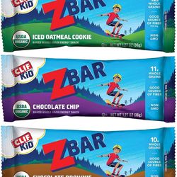 Clif Kid Organic Z Bar, Variety, 1.27 Ounce, 36 Count