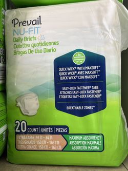 never opened large adult diapers 