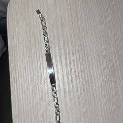 925 Silver Bracelet With Nameplate
