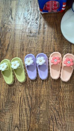 Cute slippers 3 sets