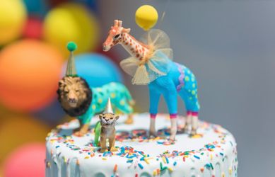 Handmade cake toppers and decor