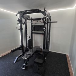 NEW Vesta Pro Series 3in1 Squat Rack | Functional Trainer | 45lbs Smith Machine | Pulley System | FREE DELIVERY🚚
