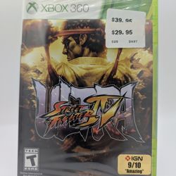 Ultra Street Fighter IV — Xbox 360 (Brand New / Factory Sealed)
