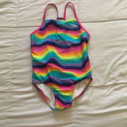 Girls Speedo One Piece Swim Suit Size Small