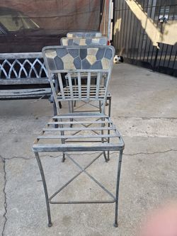 Metal Heavy Bar Chairs