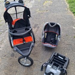 Jogging Stroller And Car Seat