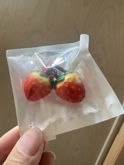 Strawberry Dangle Earrings – Red Fruit Earrings, New